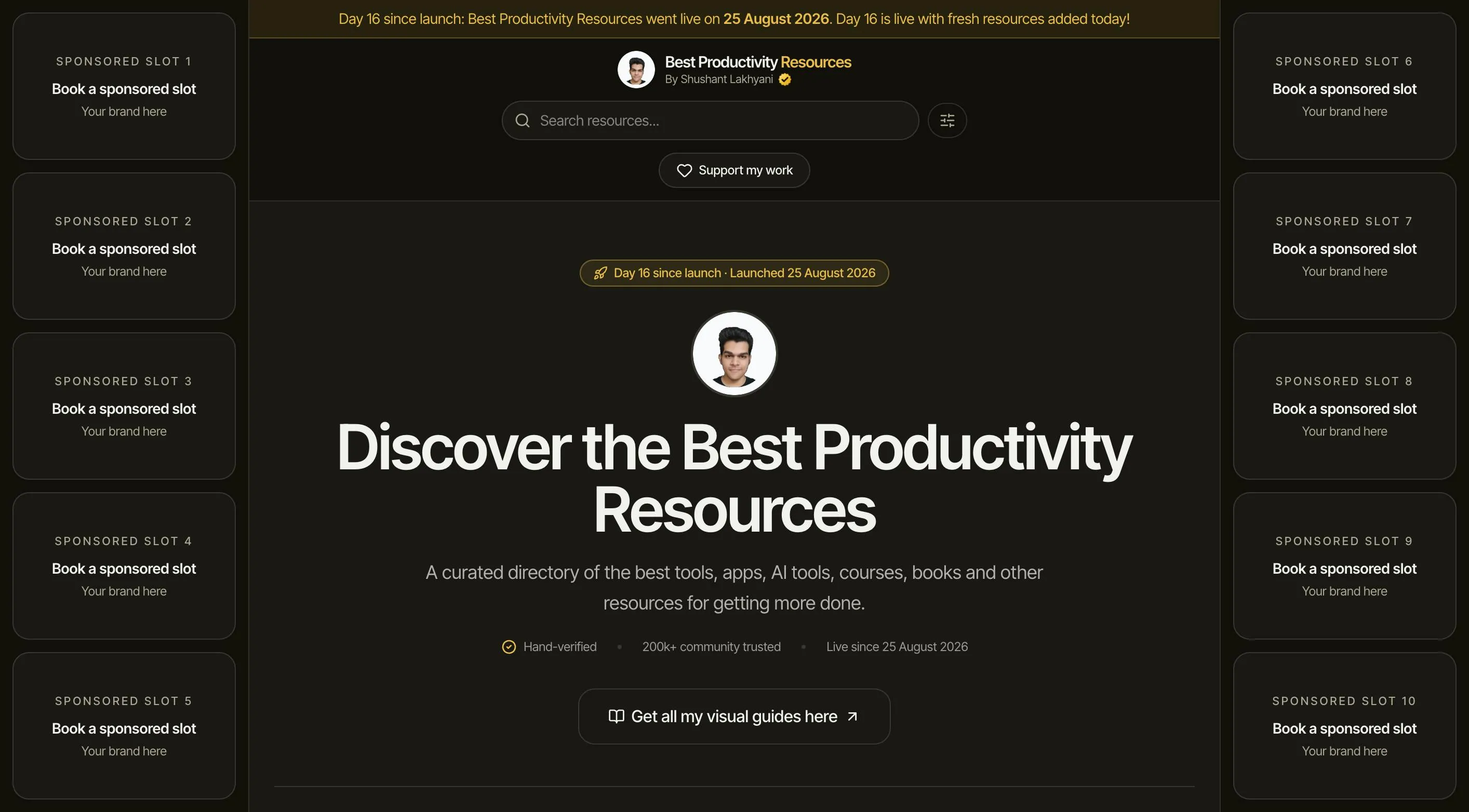 Best Productivity Resources: A Hand-Curated Directory of Productivity Tools