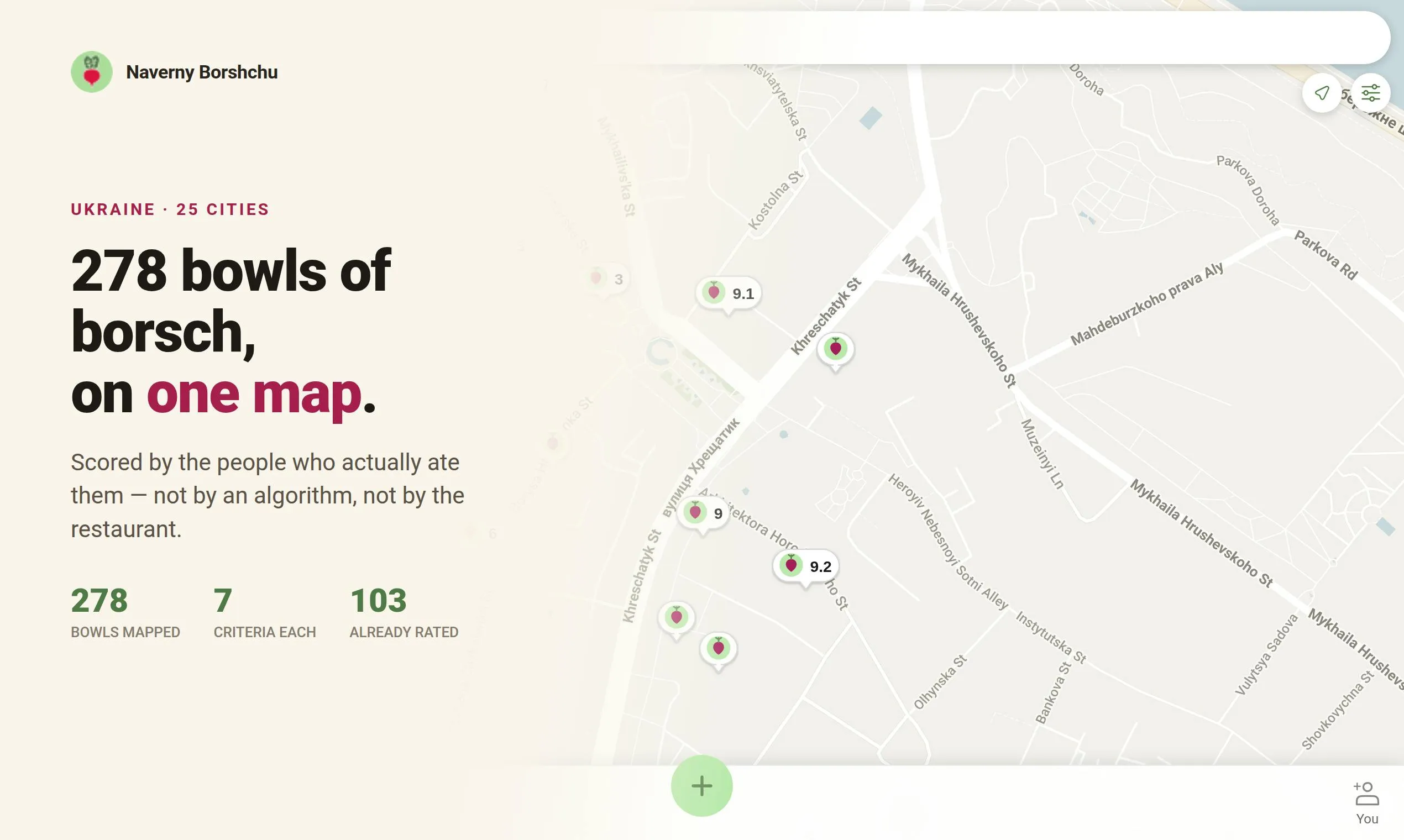 Naverny Borshchu: The Open-Source Community Map That Rates Ukrainian Borscht