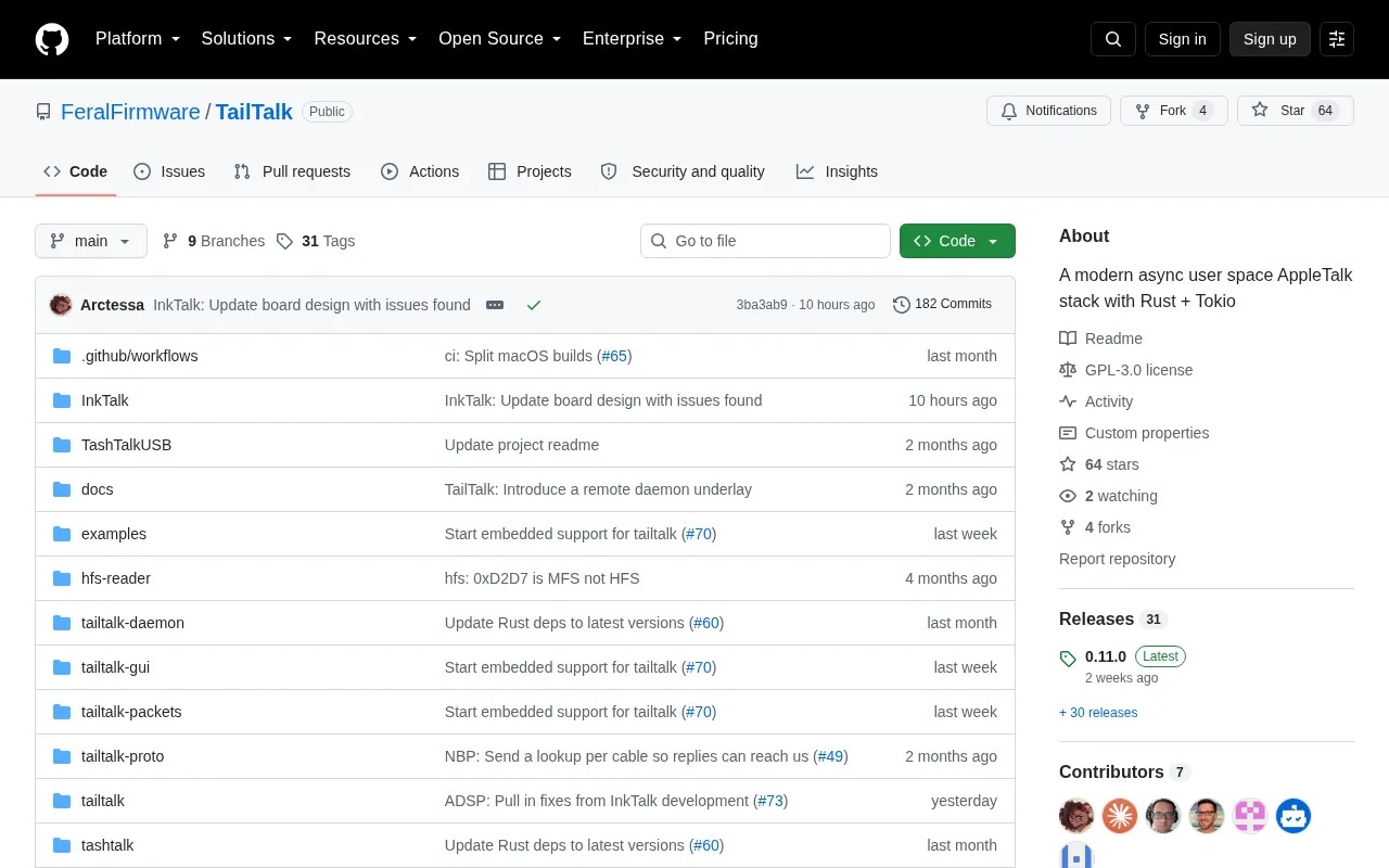 TailTalk: Reimplementing the AppleTalk Protocol Stack in Rust and Tokio