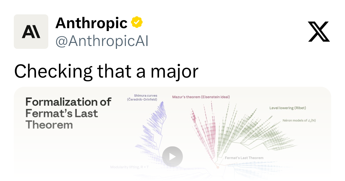 twitter source: Checking that a major mathematical proof is correct can take years. Formalization—converting the mat