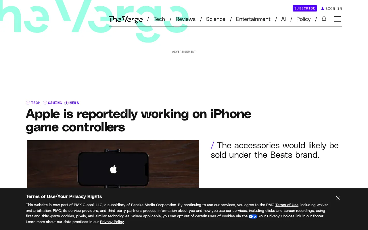 Apple is reportedly working on iPhone game controllers