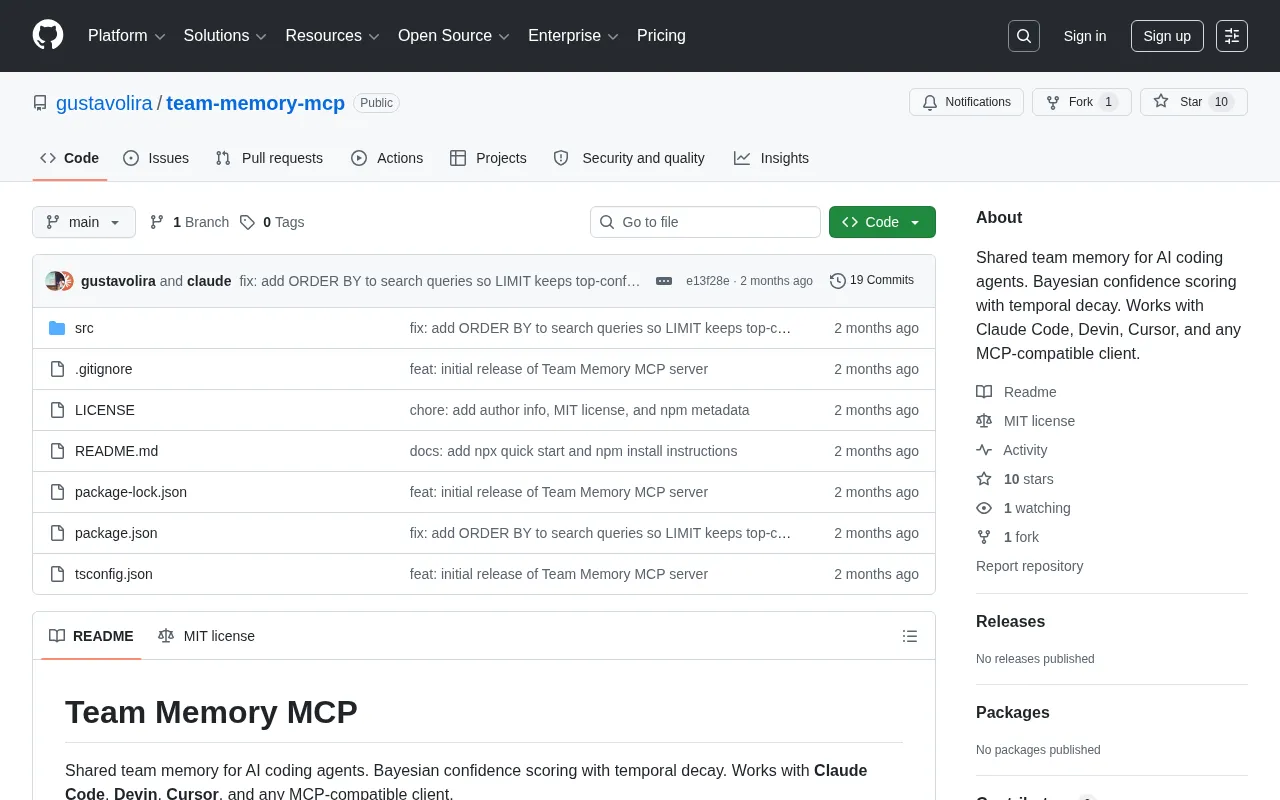 Team Memory MCP: A Deep Dive into the Shared Memory System for AI Coding Agents