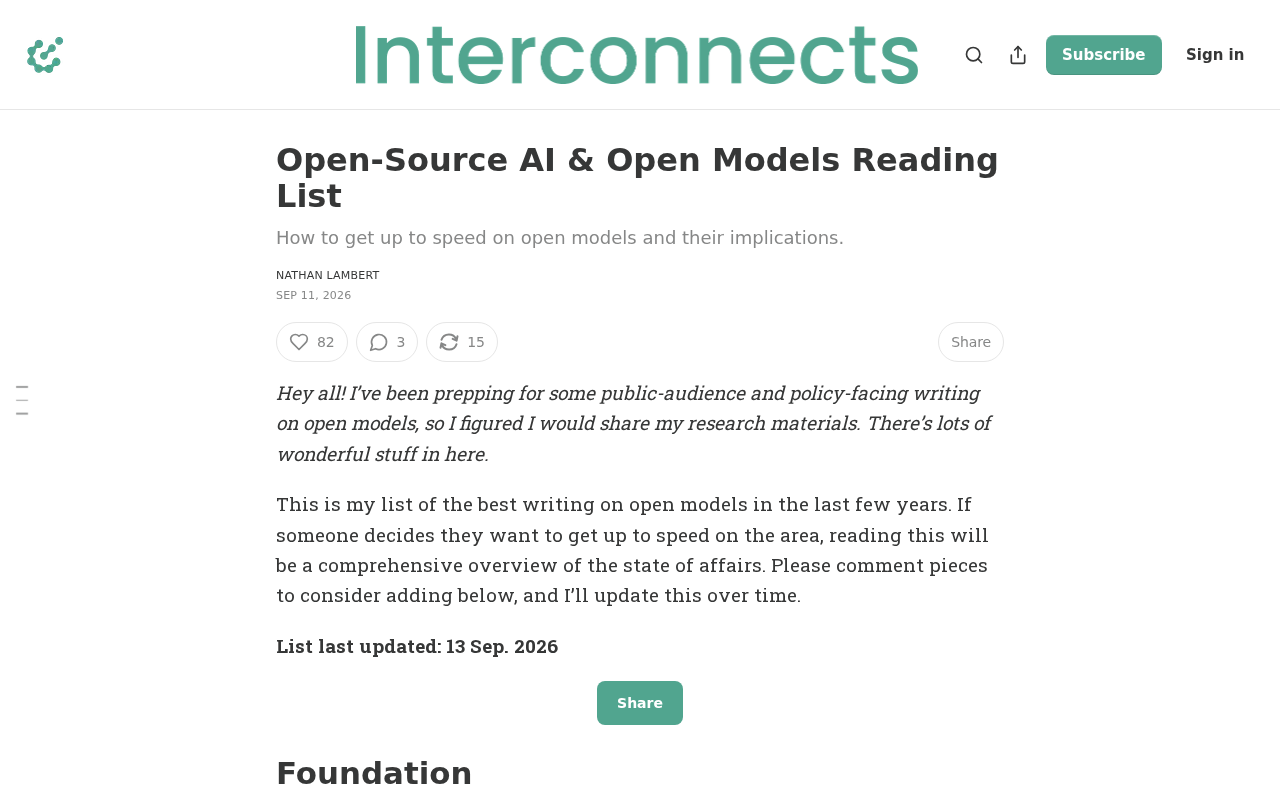 Open Source AI & Open Models Reading List: A Resource Guide from Beginner to Advanced