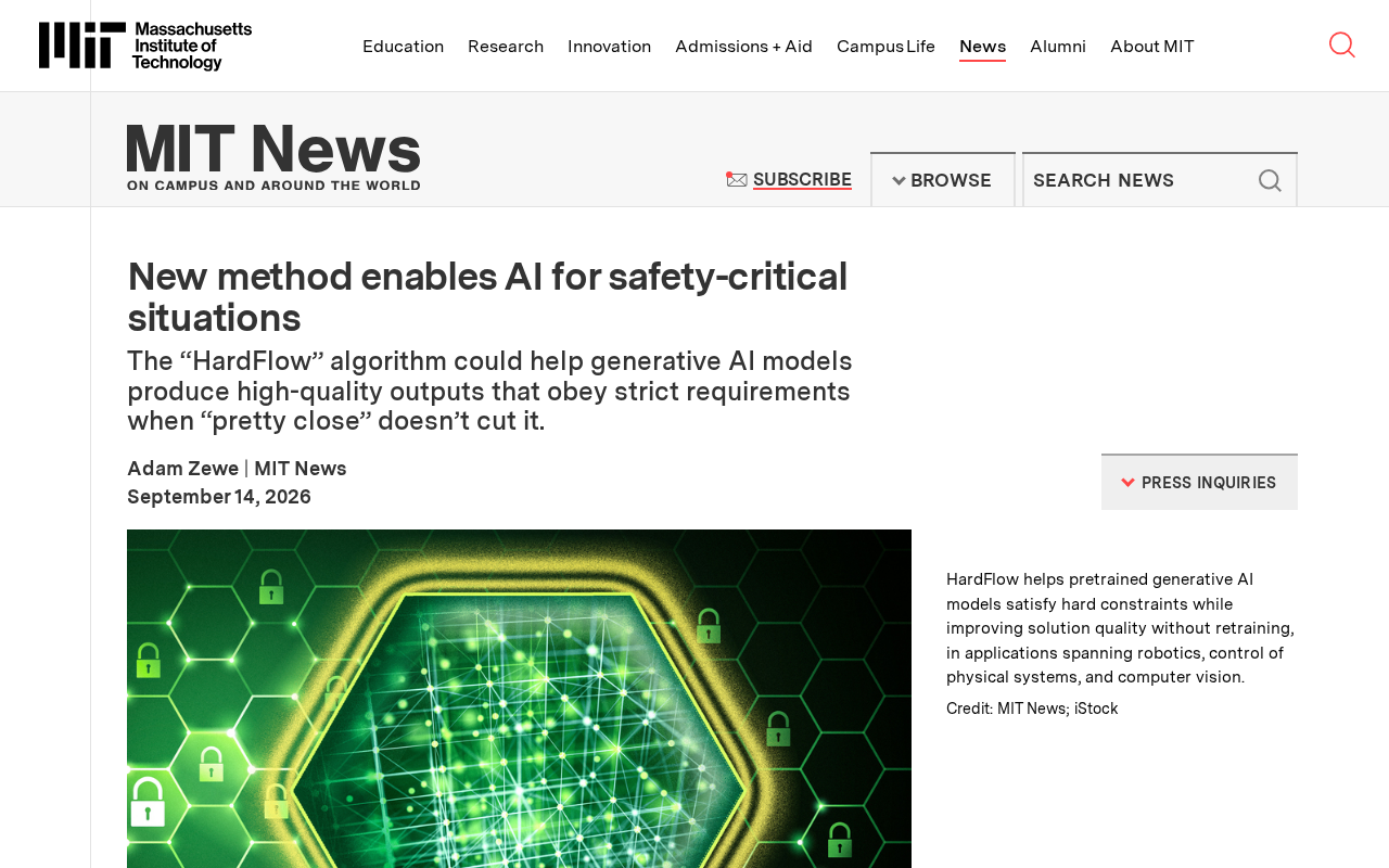 HardFlow Algorithm: Enabling Generative AI to Meet Hard Constraints in Safety-Critical Scenarios
