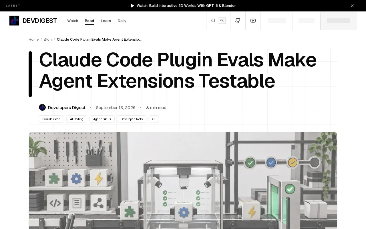Claude Code Introduces Plugin Evals: Turning Agent Extensions from Prompt Tricks into Testable Infrastructure
