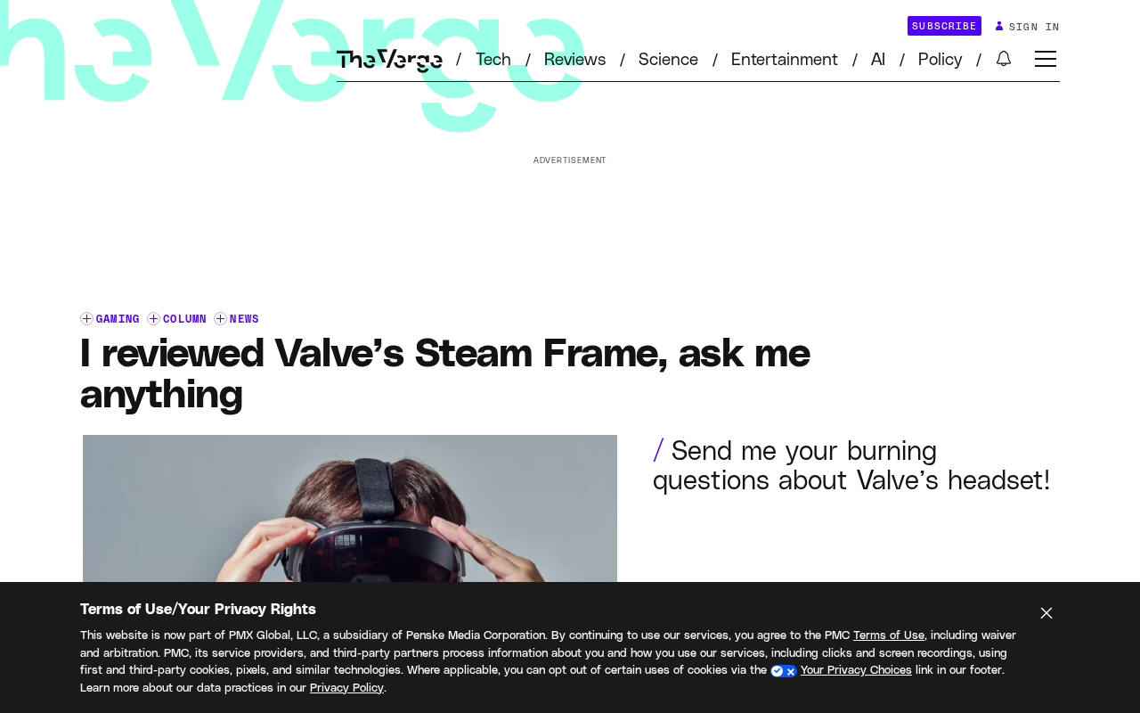 Valve Steam Frame 深度体验:不只是VR头显