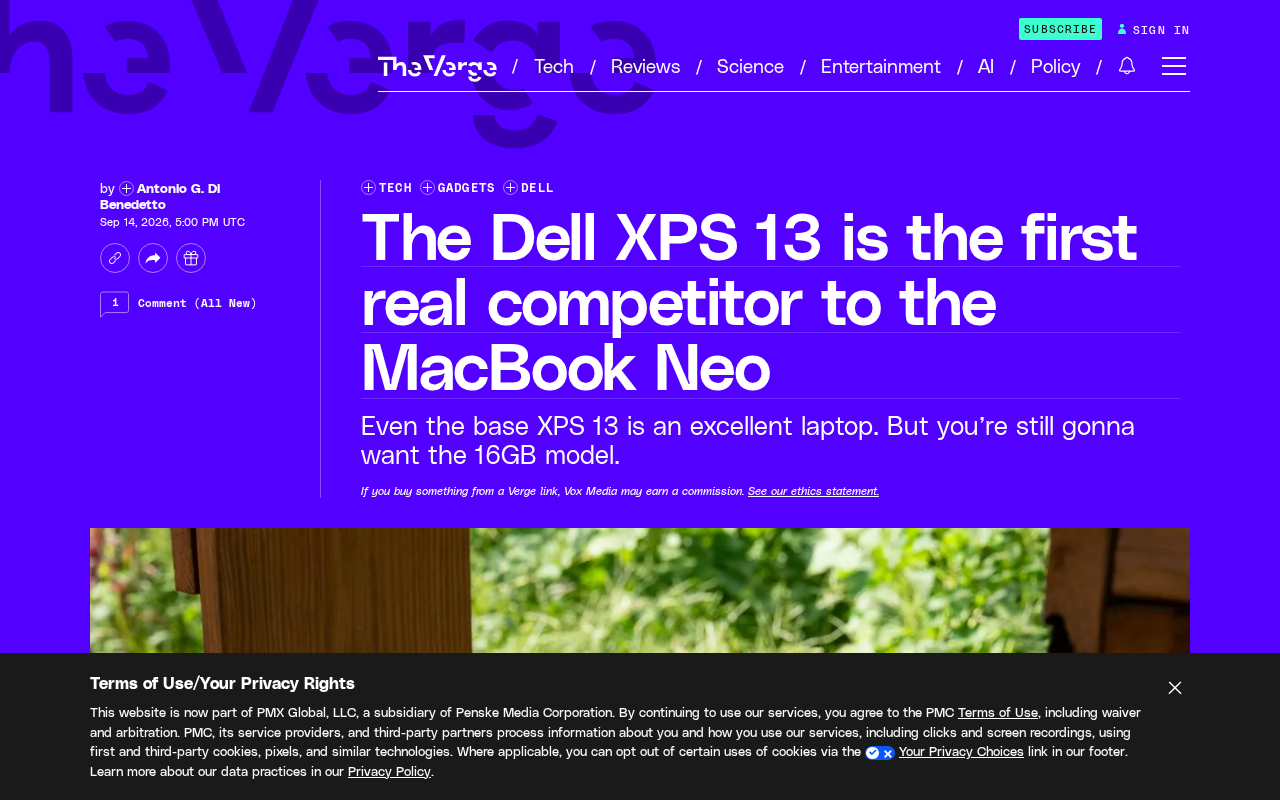 戴尔XPS 13重生:首款正面对标MacBook Neo的Windows轻薄本