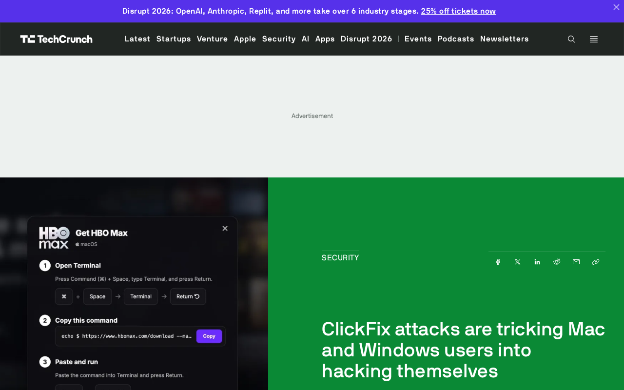 ClickFix攻击兴起:Mac与Windows用户如何被诱骗"自我入侵"