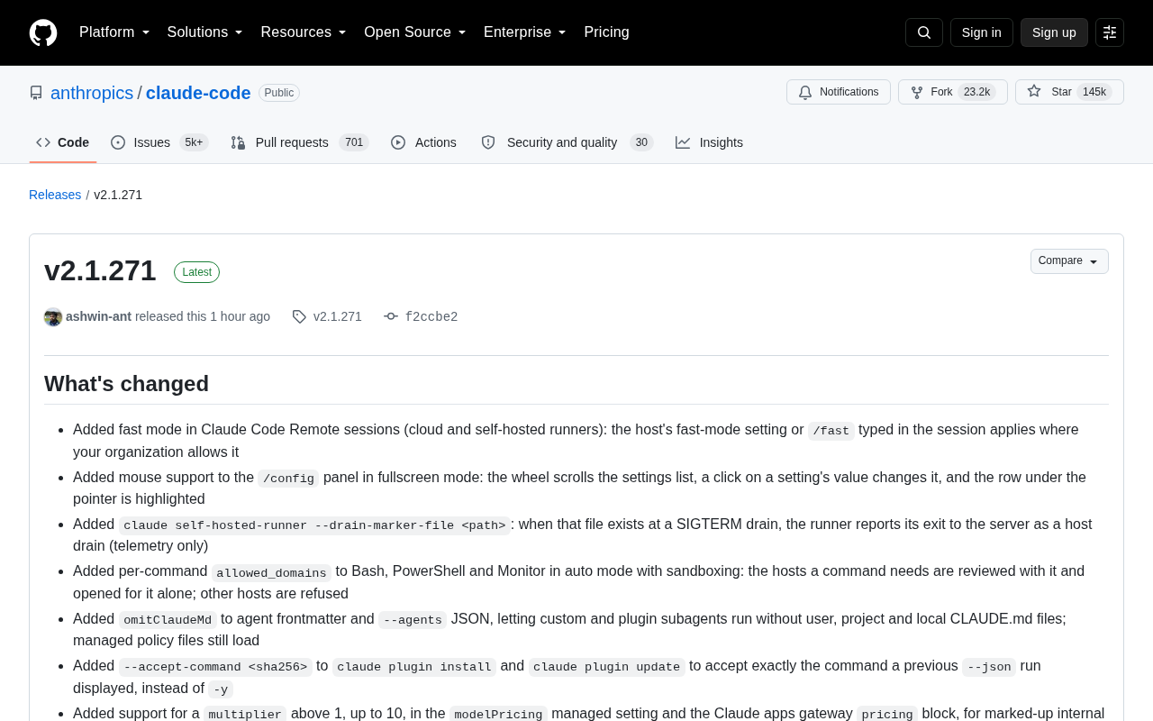 Claude Code v2.1.271 Update Deep Dive: Fast Mode, Sandbox Security, and Enterprise Improvements