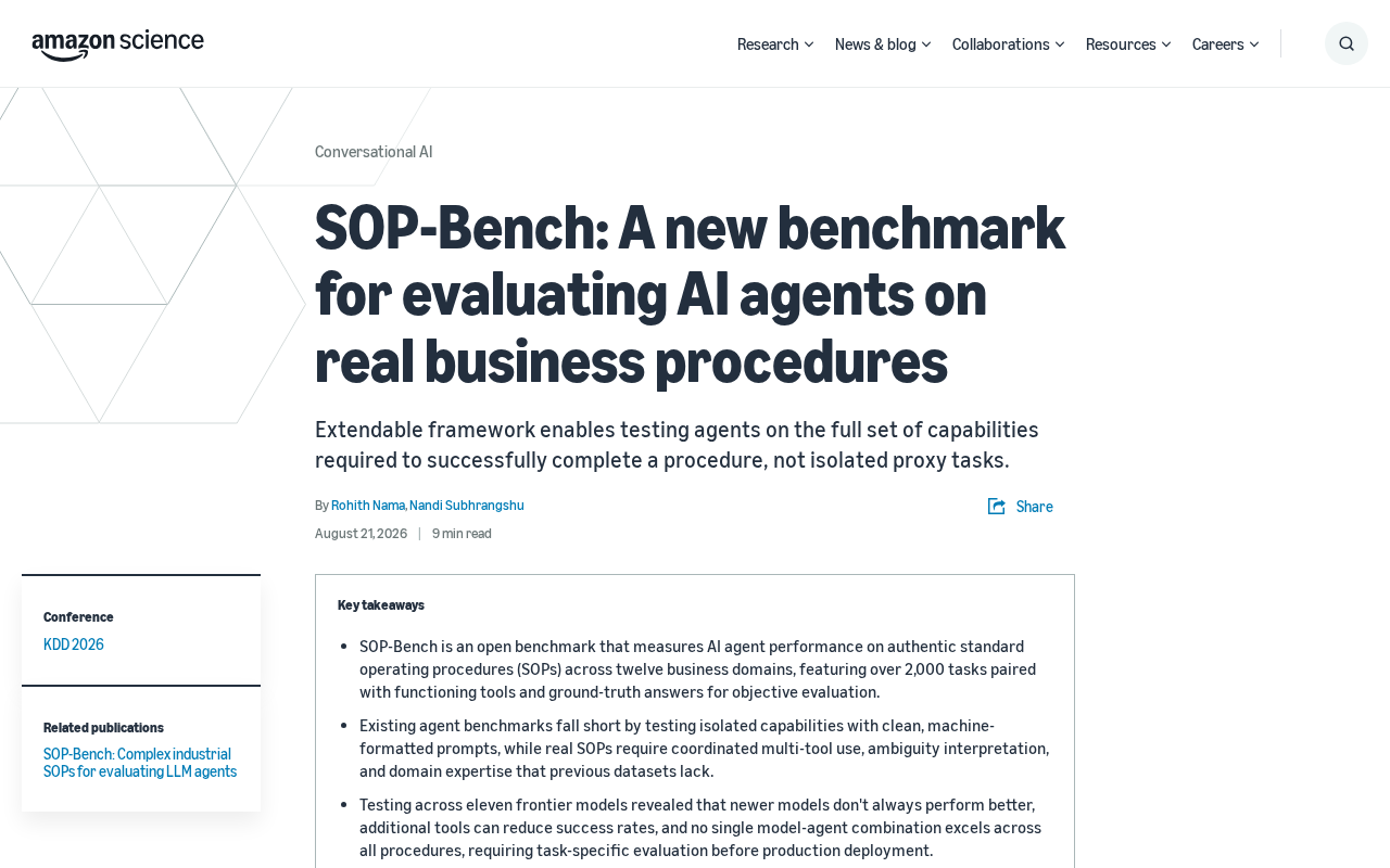 SOP-Bench:评估AI智能体处理真实业务流程的新基准