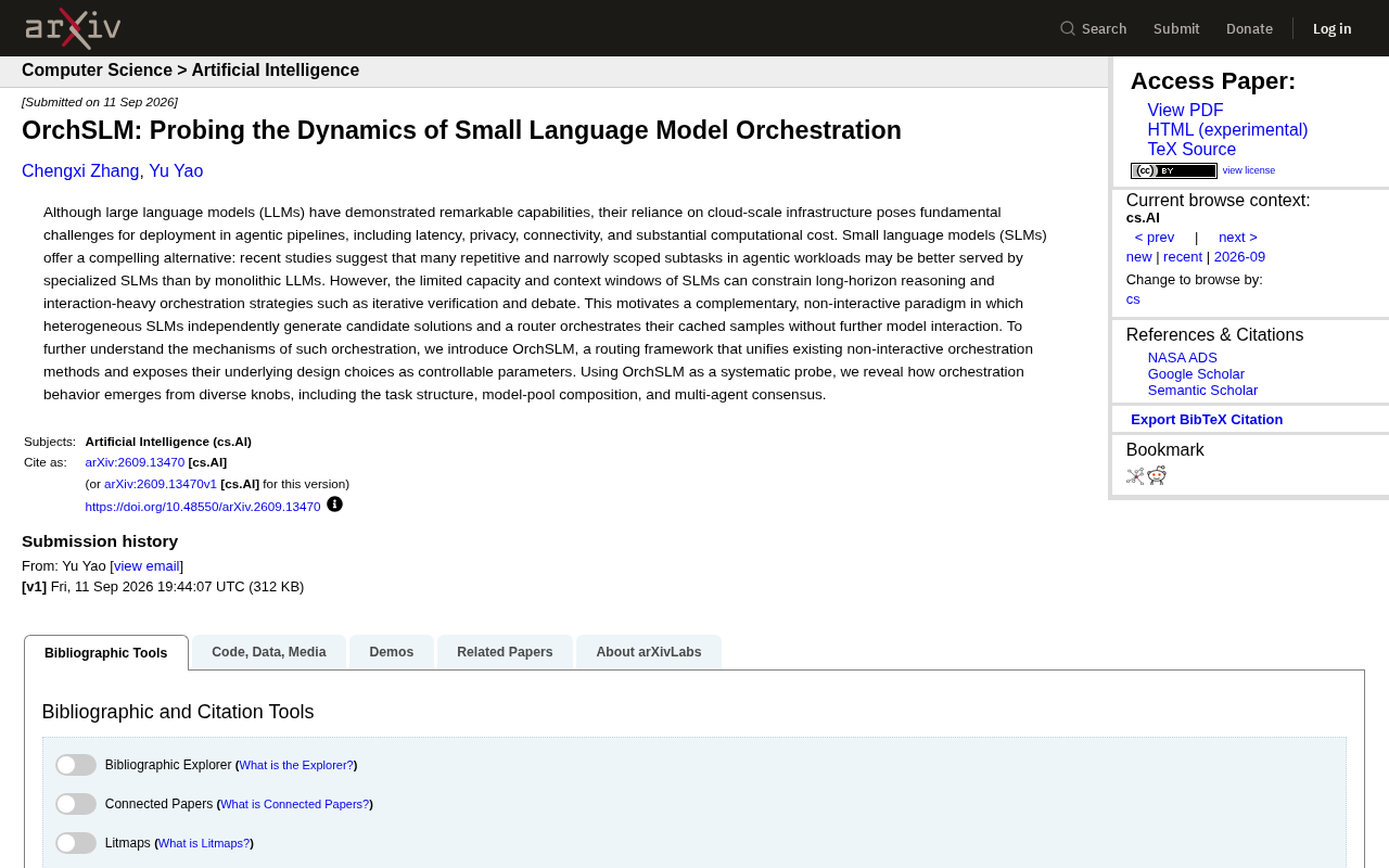 OrchSLM: Probing the Dynamics of Small Language Model Orchestration