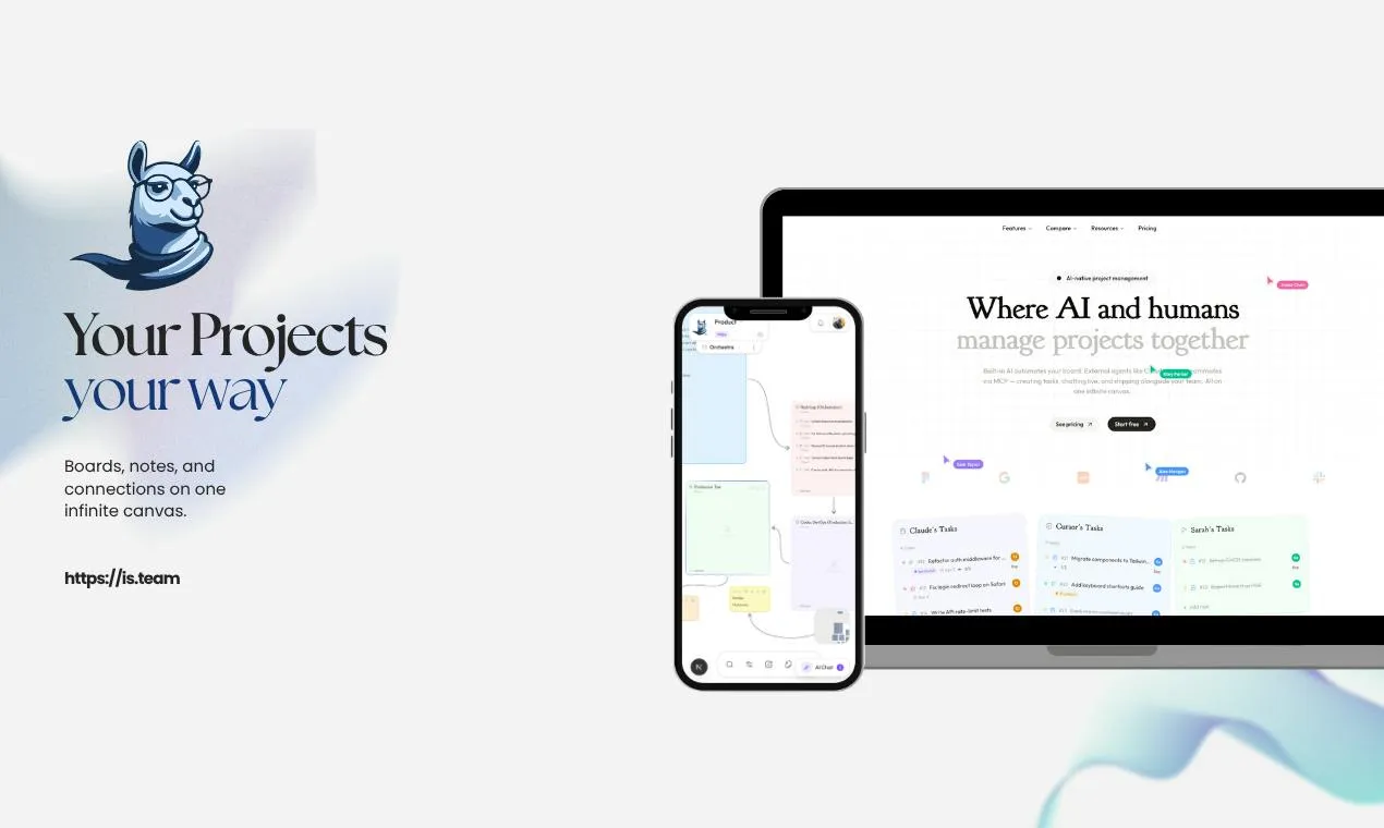 is.team: AI Agents That Join Your Project Board as Real Teammates