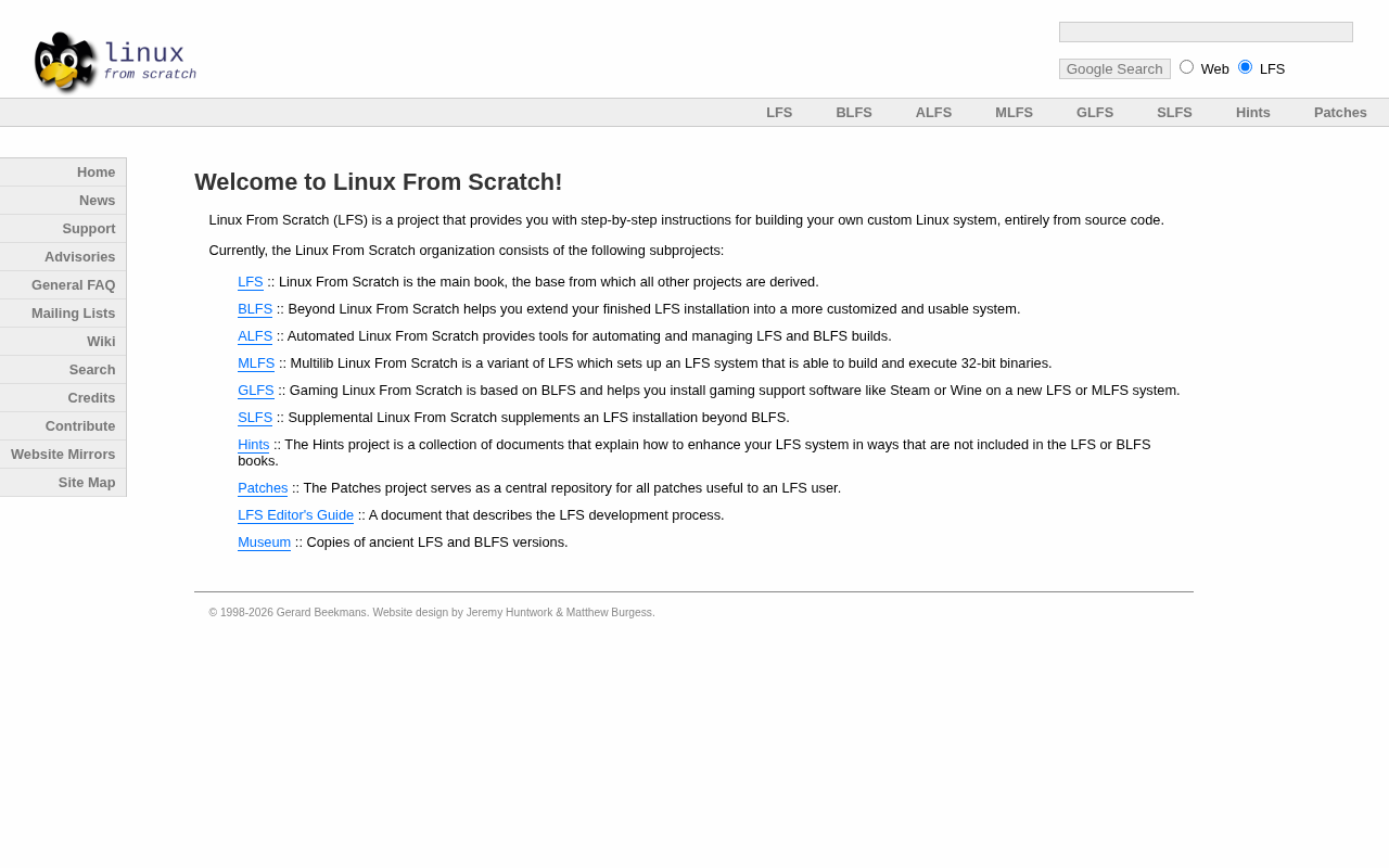 Linux from Scratch:从零手工构建你的Linux系统