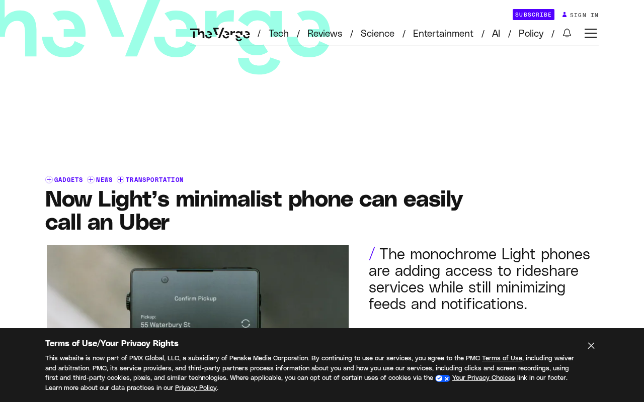 极简手机 Light Phone 新增打车功能,可直连 Uber 与 Lyft