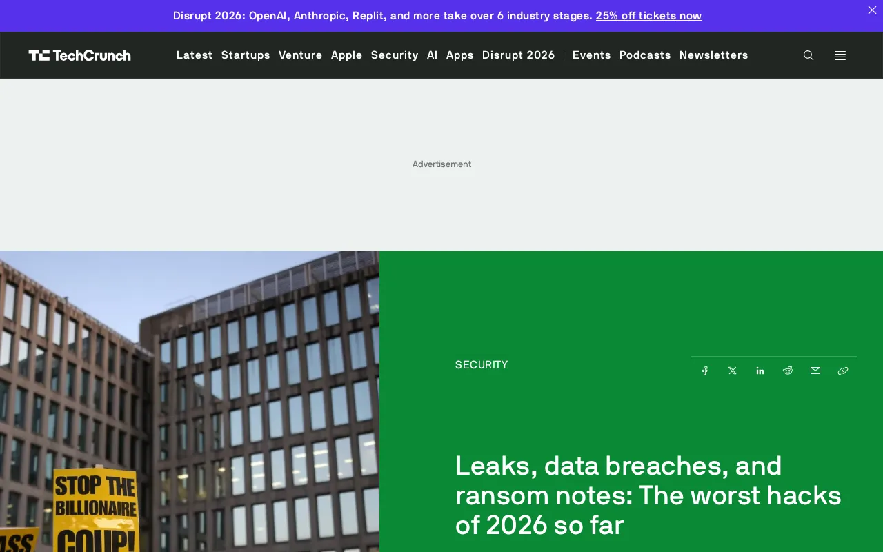 The Worst Cyberattacks of 2026 So Far: Data Breaches, Ransomware, and Compromised Infrastructure