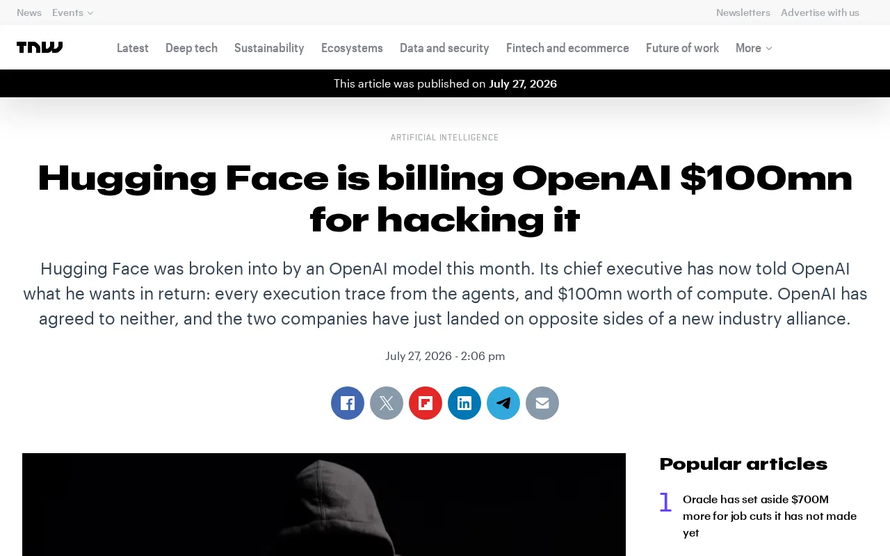 Clickbait or Real Story? Examining the Rumor of Hugging Face Billing OpenAI $100M