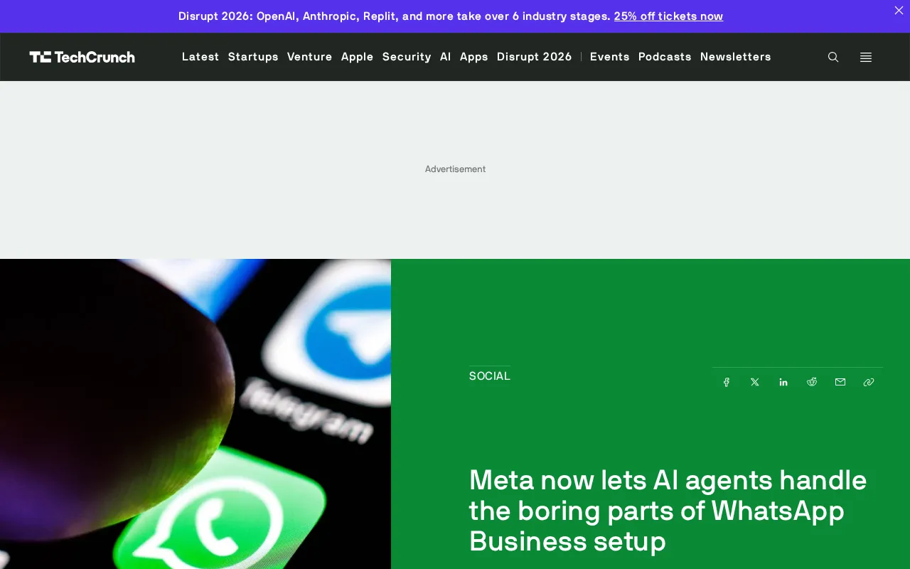 Meta Launches WhatsApp Business MCP Server, Letting AI Agents Handle Tedious Setup Tasks