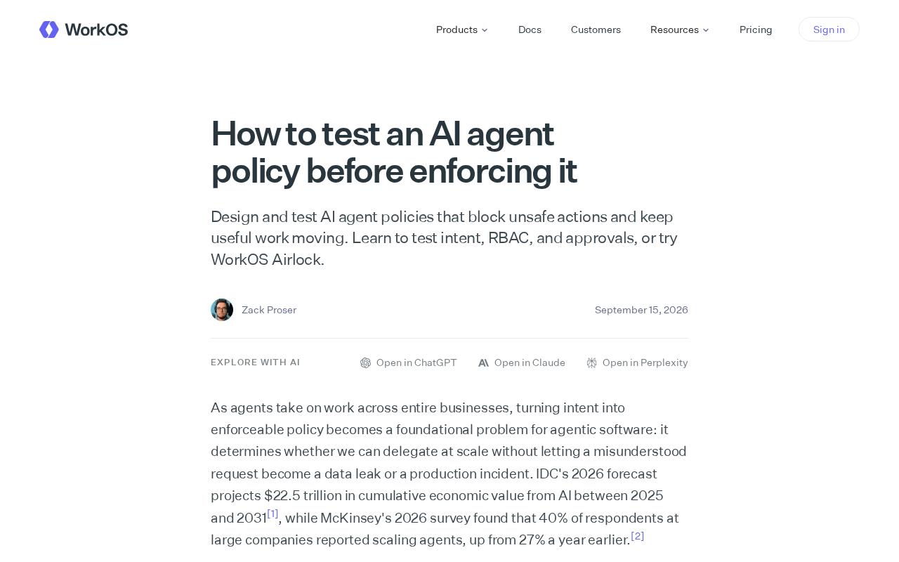 AI Agent 策略上线前如何测试:拦截风险又不误伤