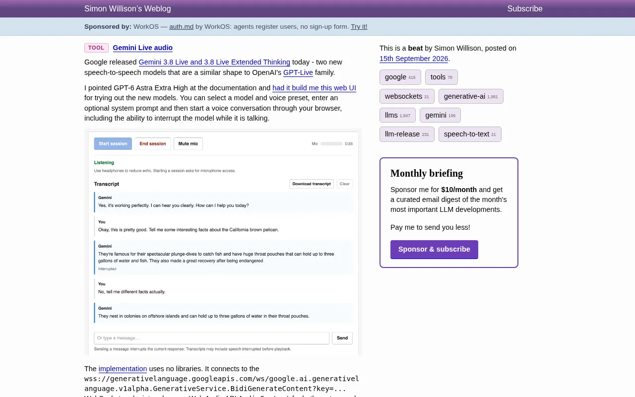Hands-On with Gemini 3.8 Live: Testing Google's Speech-to-Speech Model