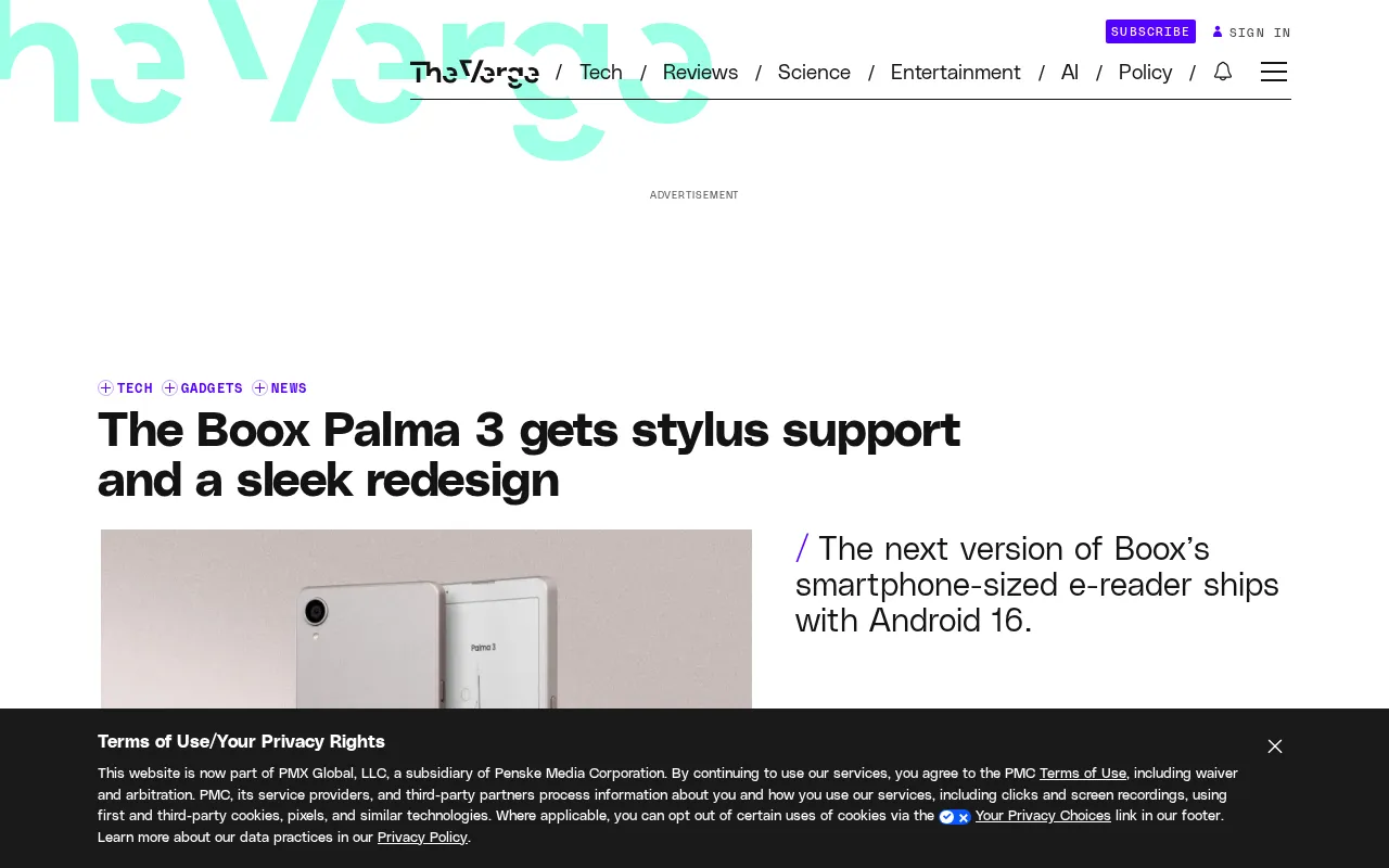 Boox Palma 3 Launches with Stylus Support and Redesigned Look