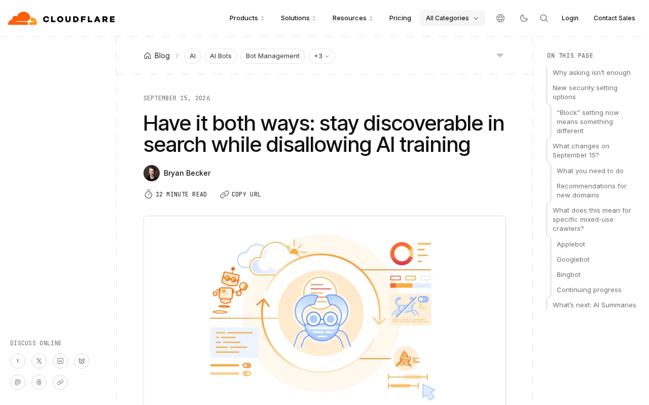 既要搜索可见又拒绝AI训练:内容创作者的两难