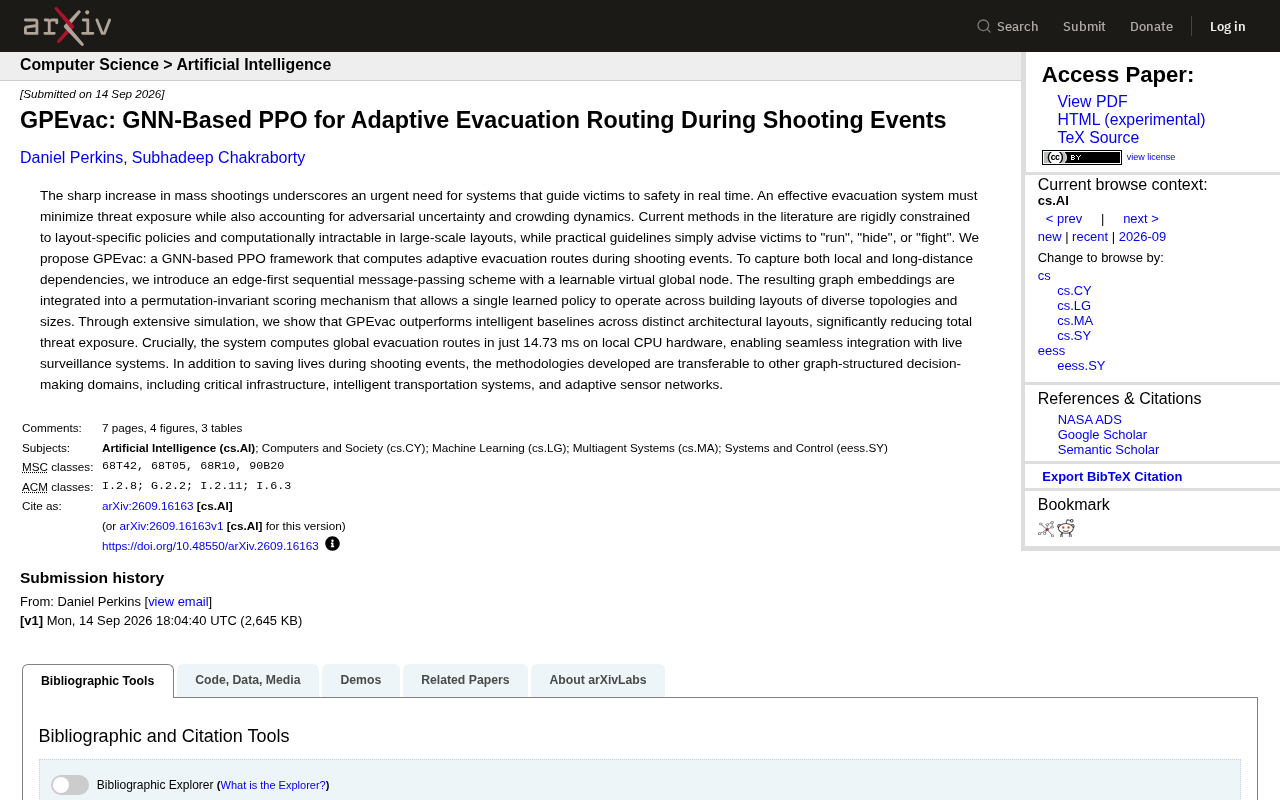 GPEvac:用GNN+PPO为枪击事件规划实时逃生路径