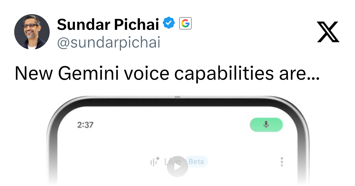 Gemini Voice Features Upgraded: Manage Gmail, Keep, and Docs Through Conversation