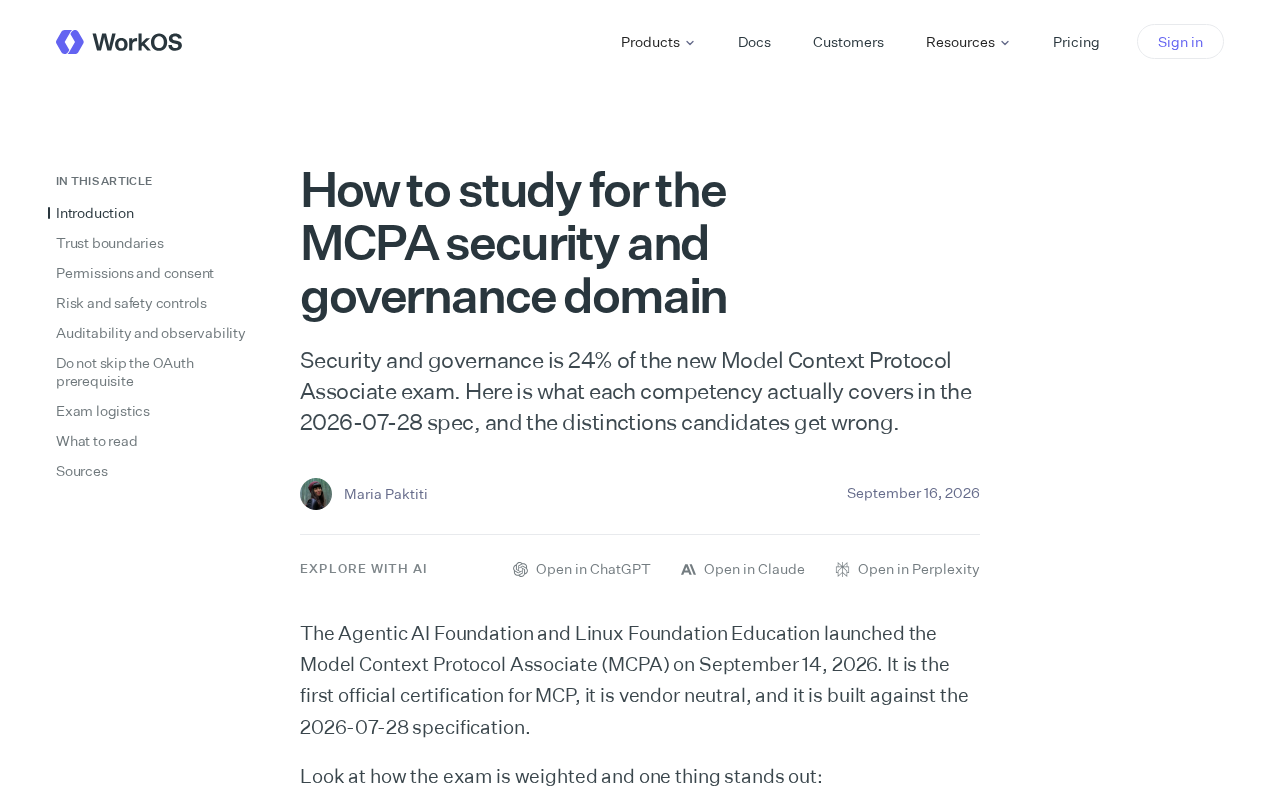 MCPA Certification Study Guide: Mastering the Security and Governance Domain