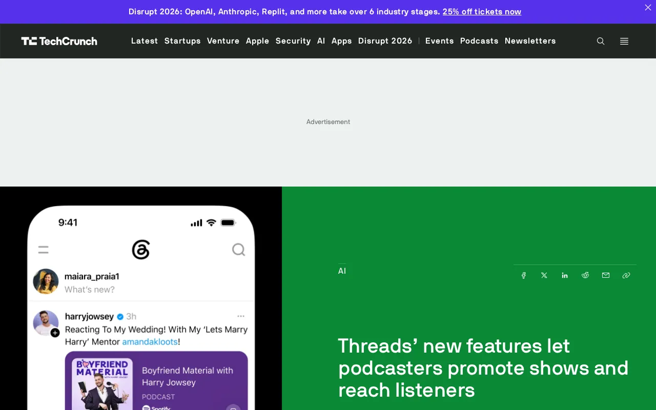 Threads Launches New Podcast Features to Help Creators Reach More Listeners