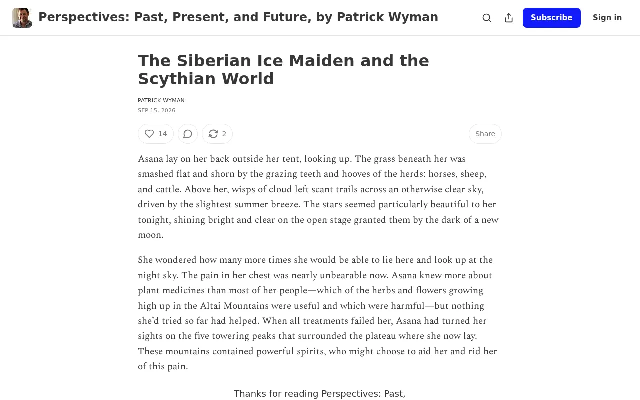 The Siberian Ice Maiden and the Archaeological Mysteries of the Scythian World