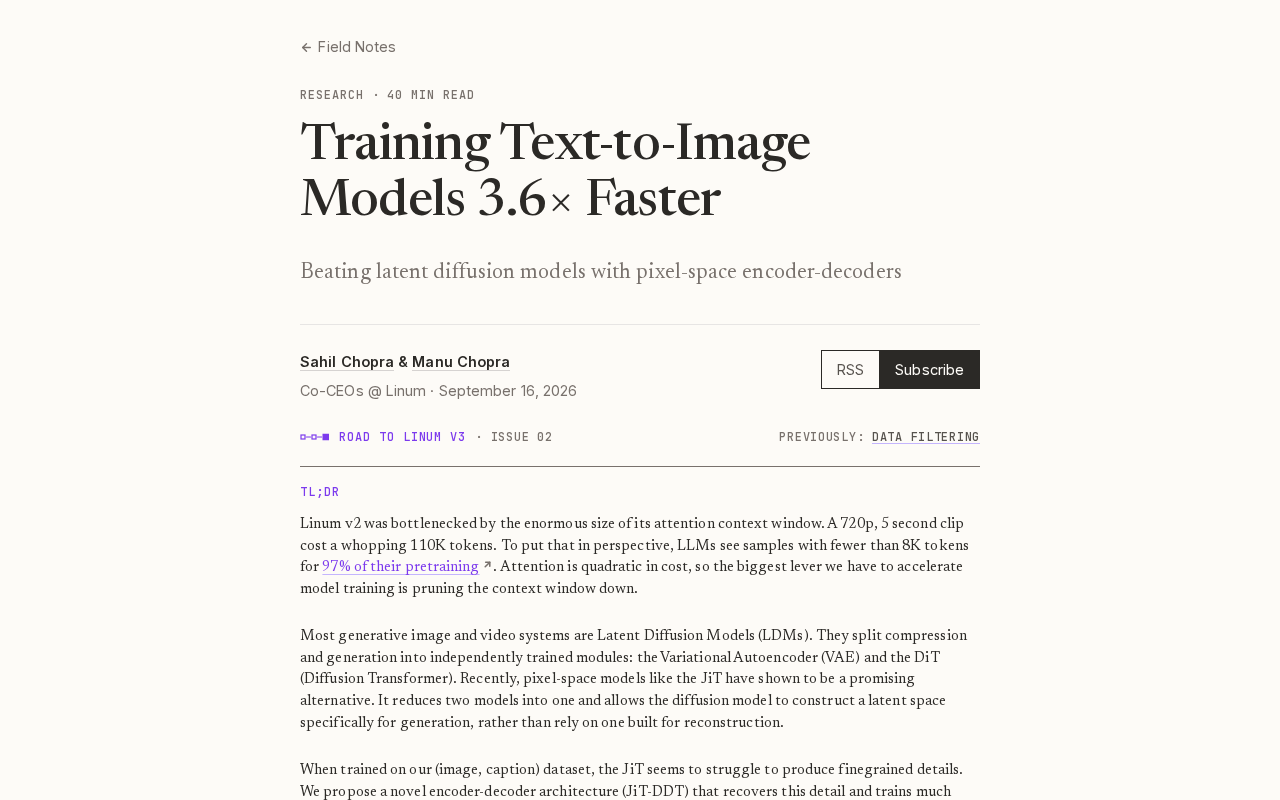 3.6x Faster Text-to-Image Model Training: Technical Pathways and What It Means