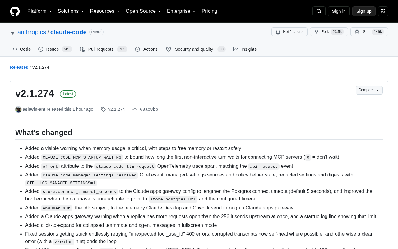Claude Code v2.1.274 更新解析:MCP 稳定性、内存告警与 VSCode 体验全面升级