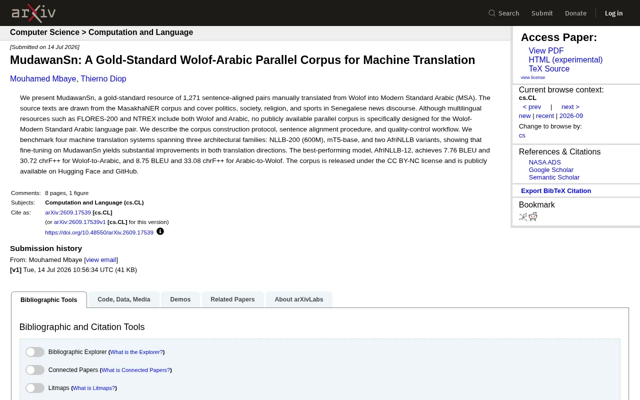 MudawanSn Corpus Paper