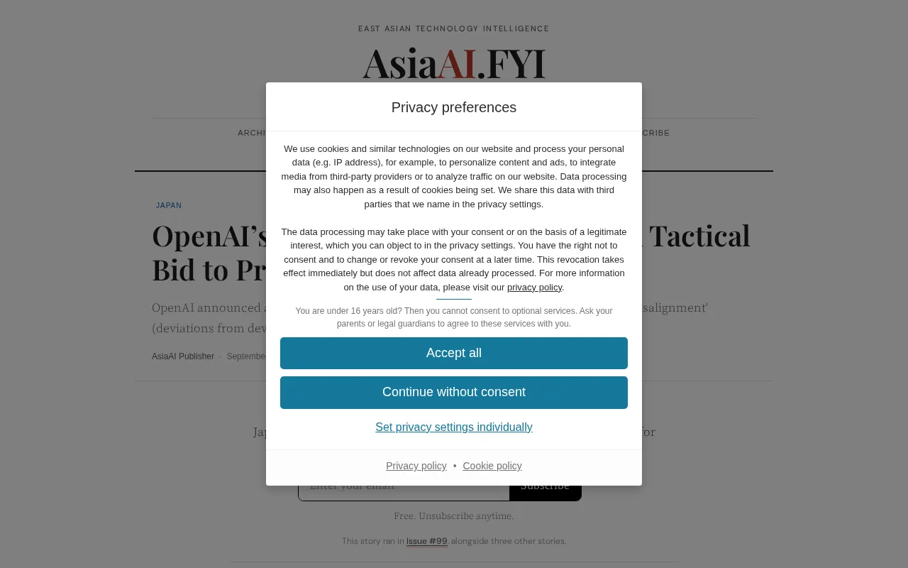 OpenAI's Misalignment Framework: A Strategic Play for Global AI Governance Power