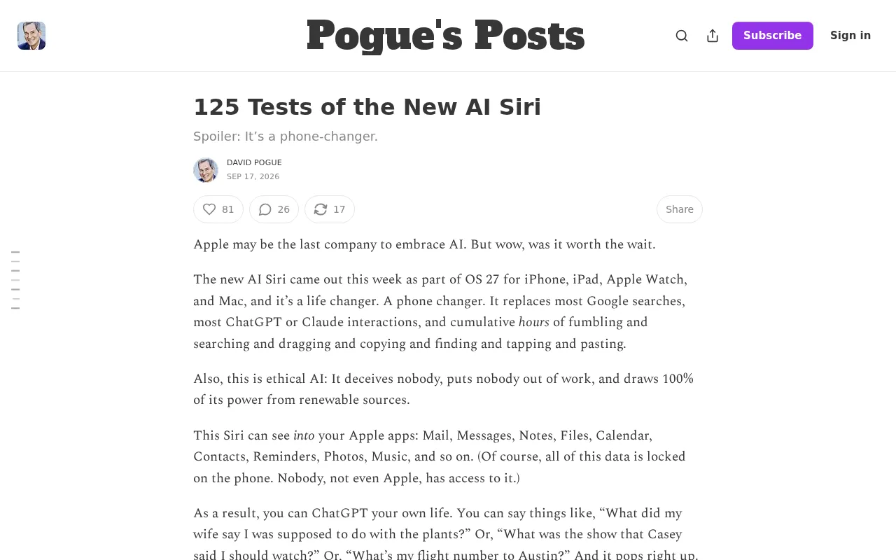 Testing the New AI Siri: Apple's Voice Assistant — Progress and Pitfalls
