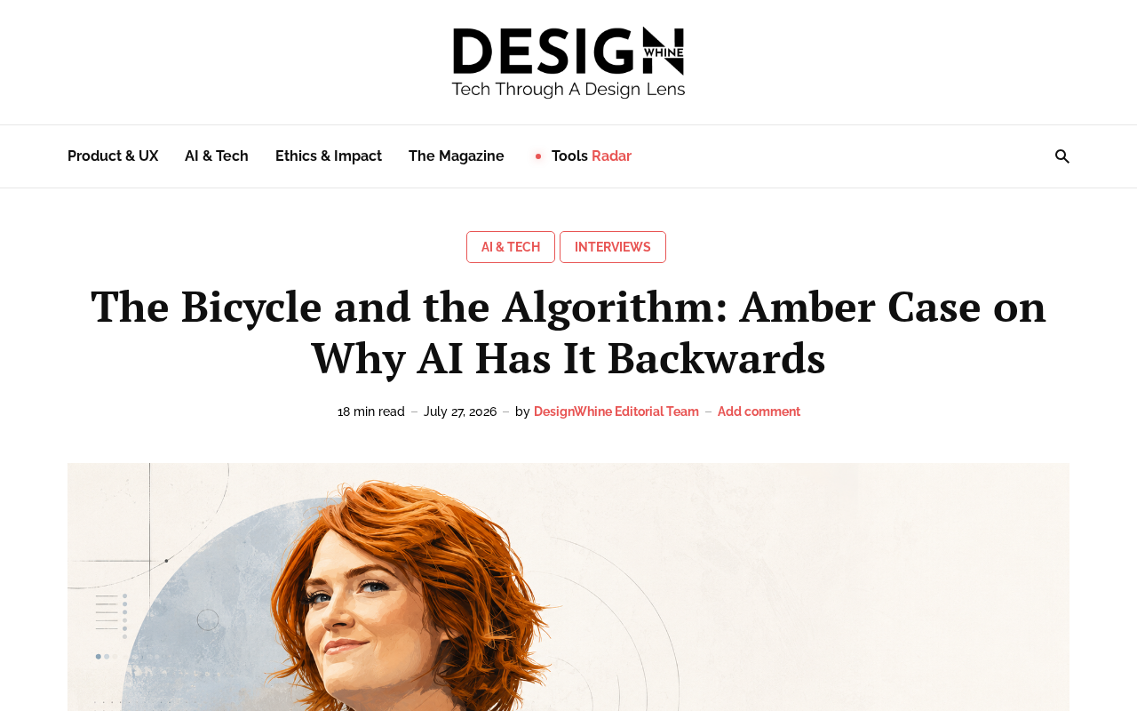 Bicycles and Algorithms: Amber Case on Where AI Design Goes Wrong