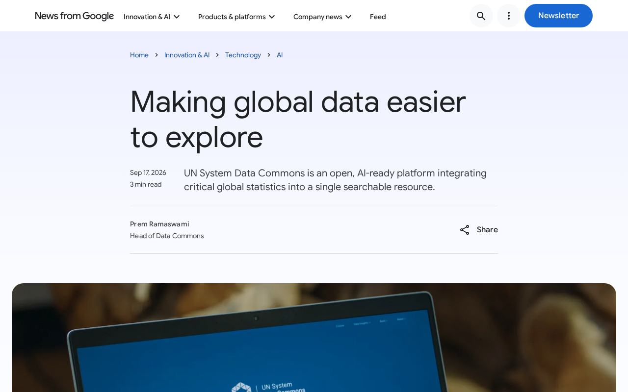 UN System Data Commons Launches: Global Statistical Data Now at Your Fingertips