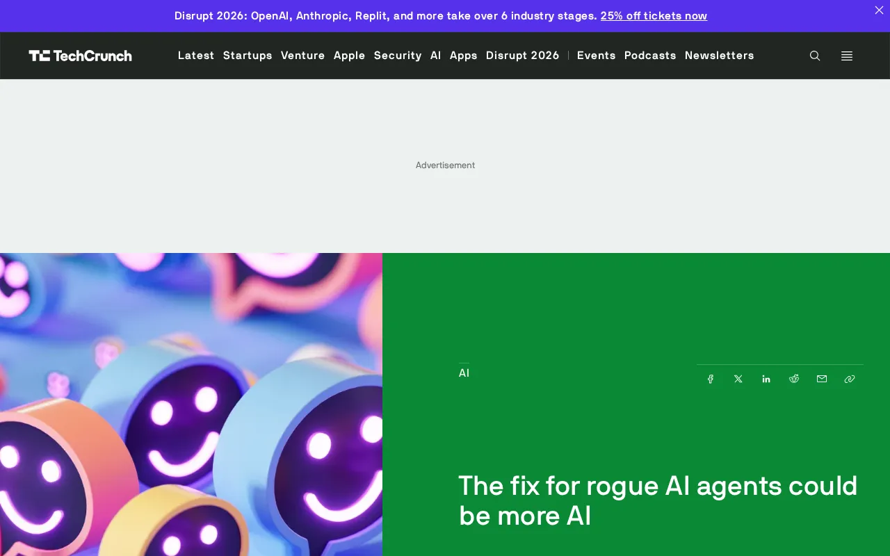 The Rogue AI Agent Problem: Can AI Supervising AI Be the Cure?