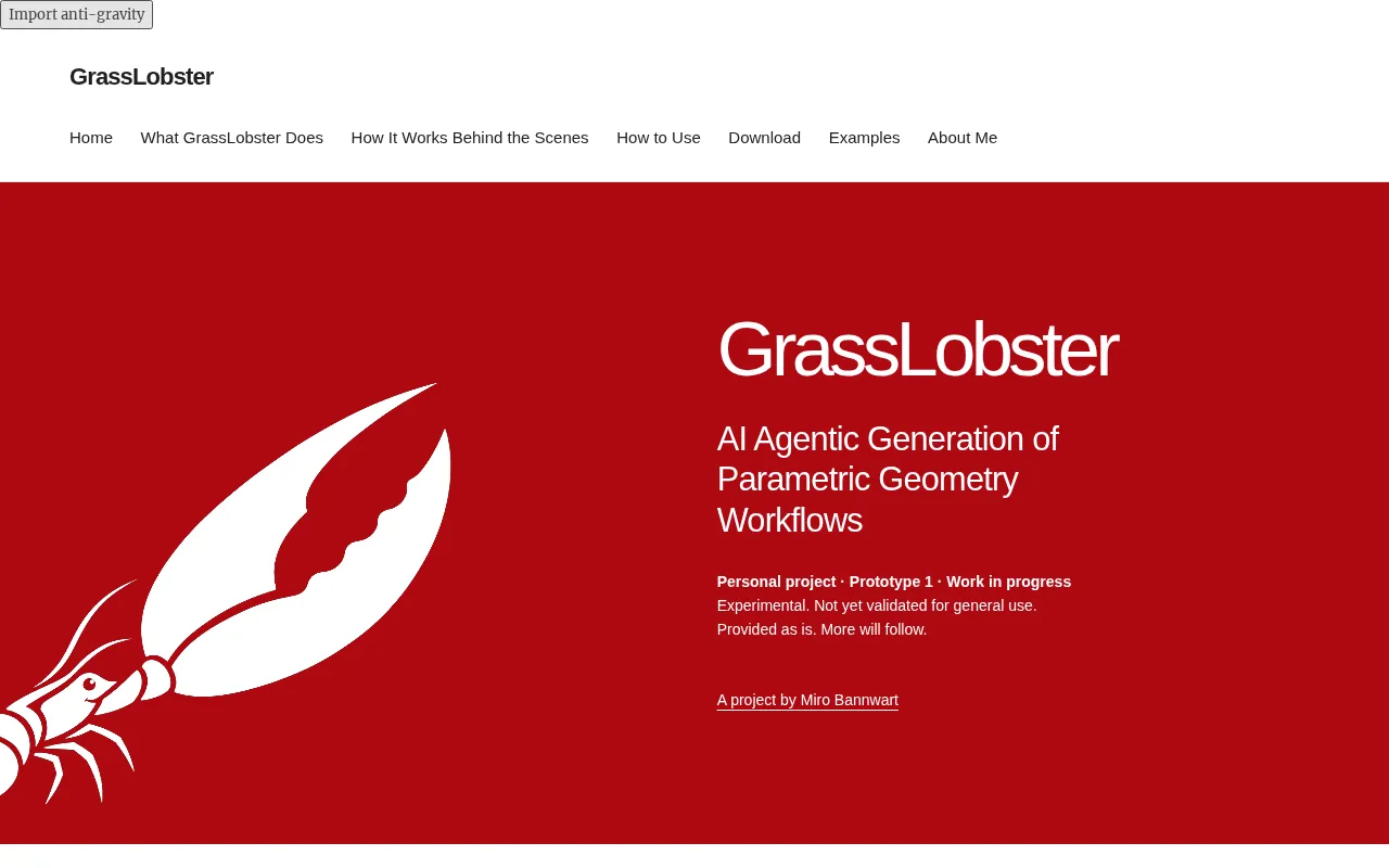 GrassLobster:用AI智能体自动生成参数化几何工作流