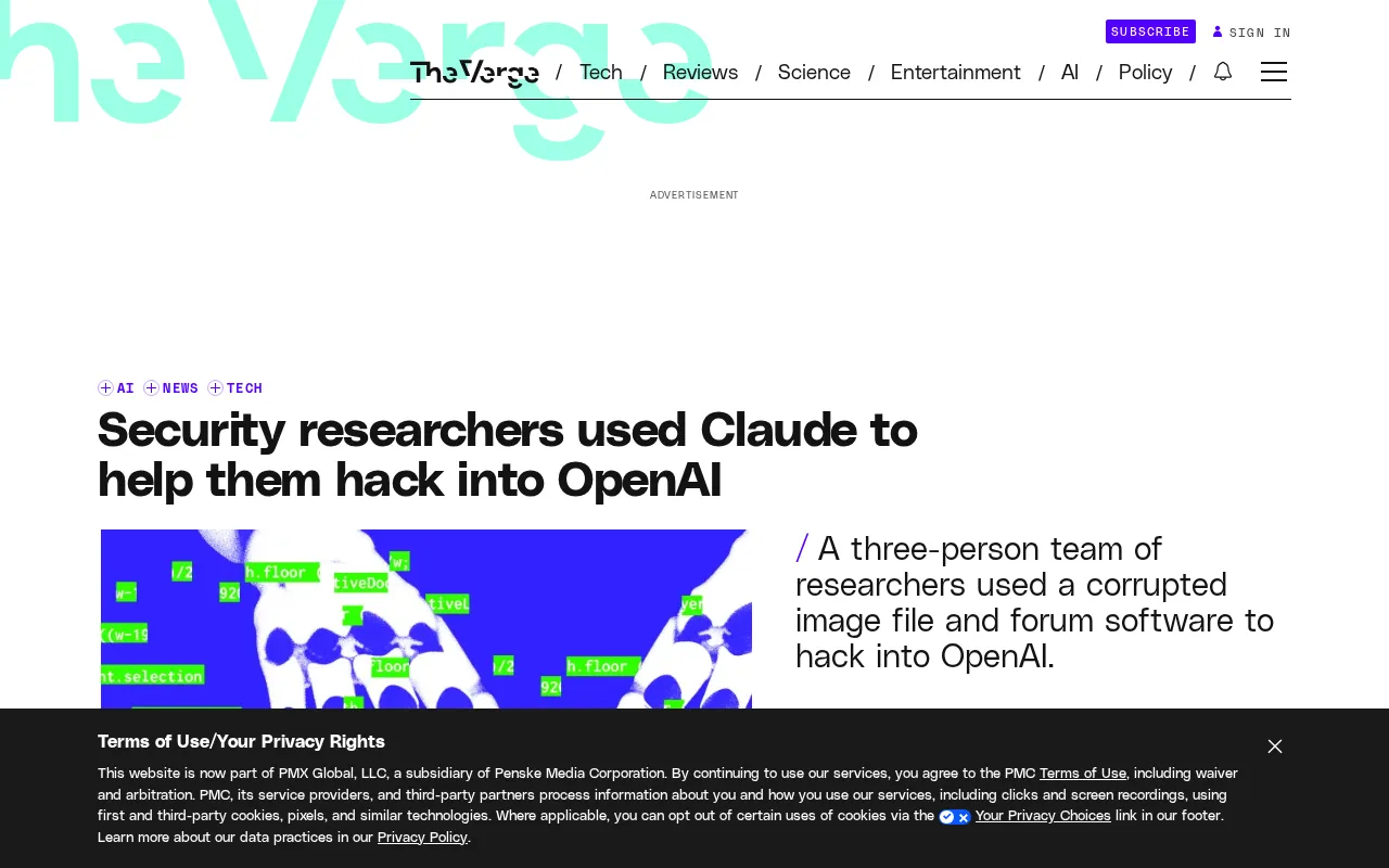 安全研究员借助Claude成功入侵OpenAI员工账户
