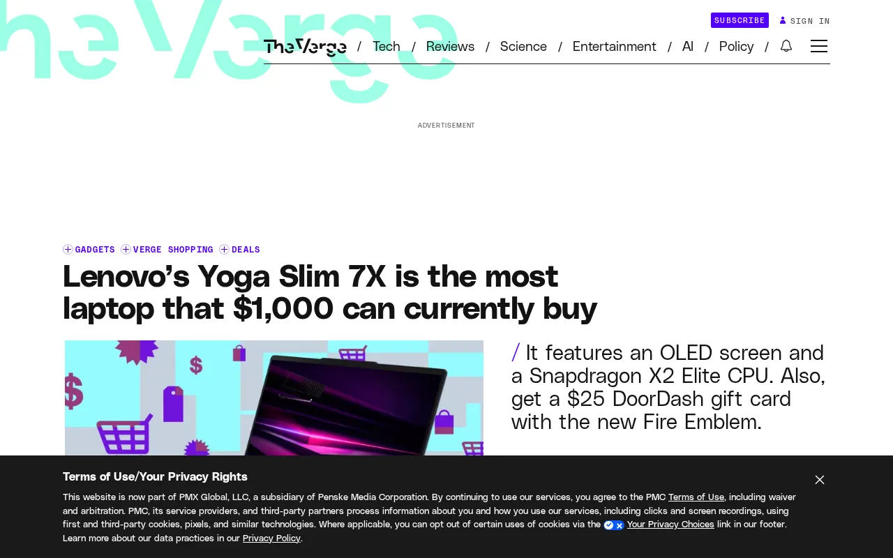 Lenovo Yoga Slim 7X