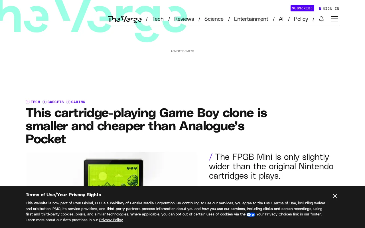 FPGB Mini handheld