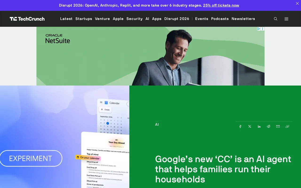 Google Launches CC, a Family AI Assistant for Managing Schedules and Household Tasks