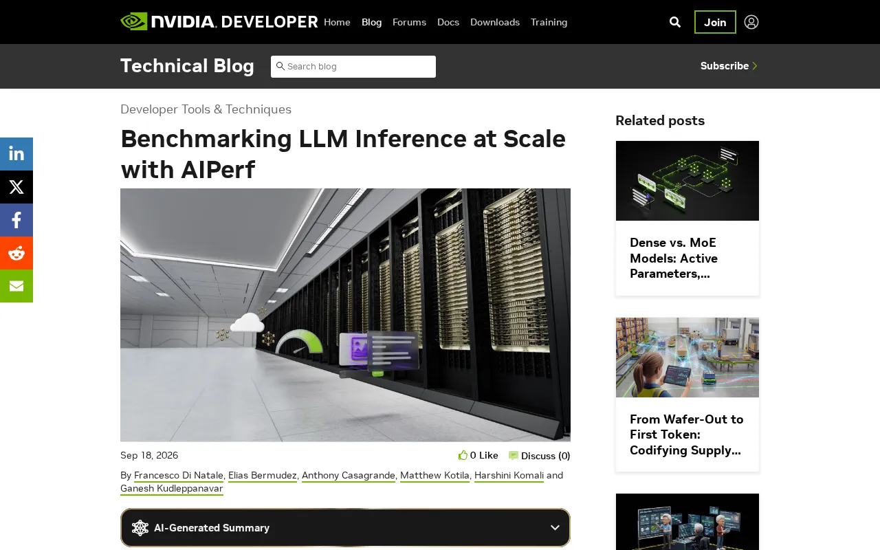 AIPerf: A Deep Dive into NVIDIA's Large-Scale LLM Inference Benchmarking Tool
