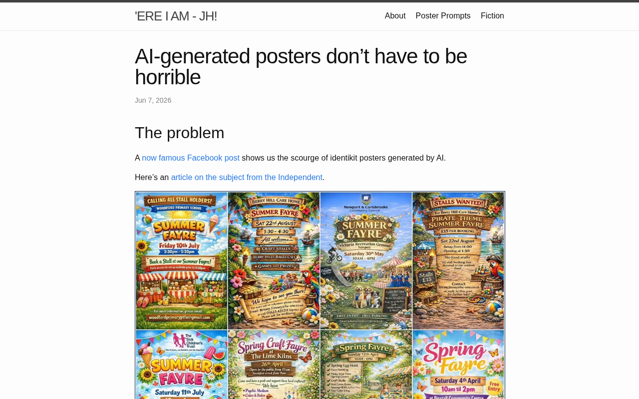 AI-Generated Posters Don't Have to Be Ugly: What Actually Determines Design Quality