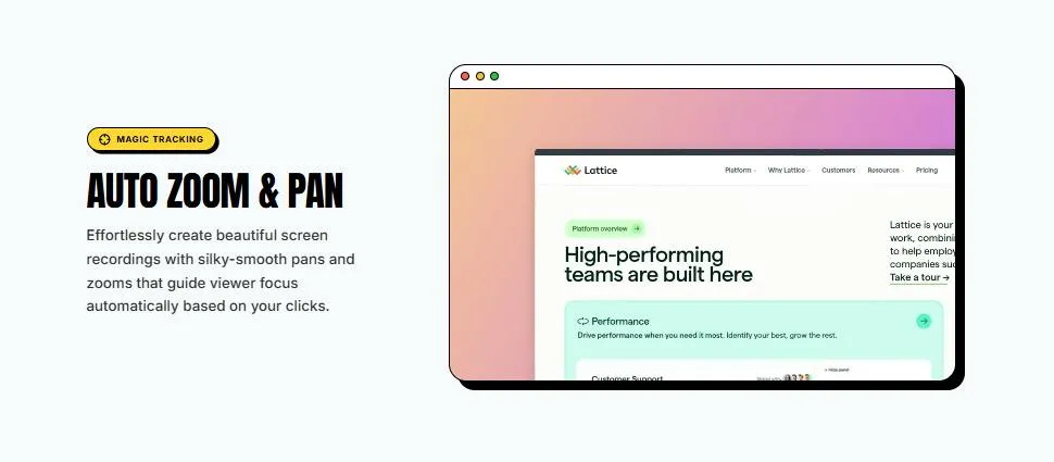 Lumiko Screen Recording Tool