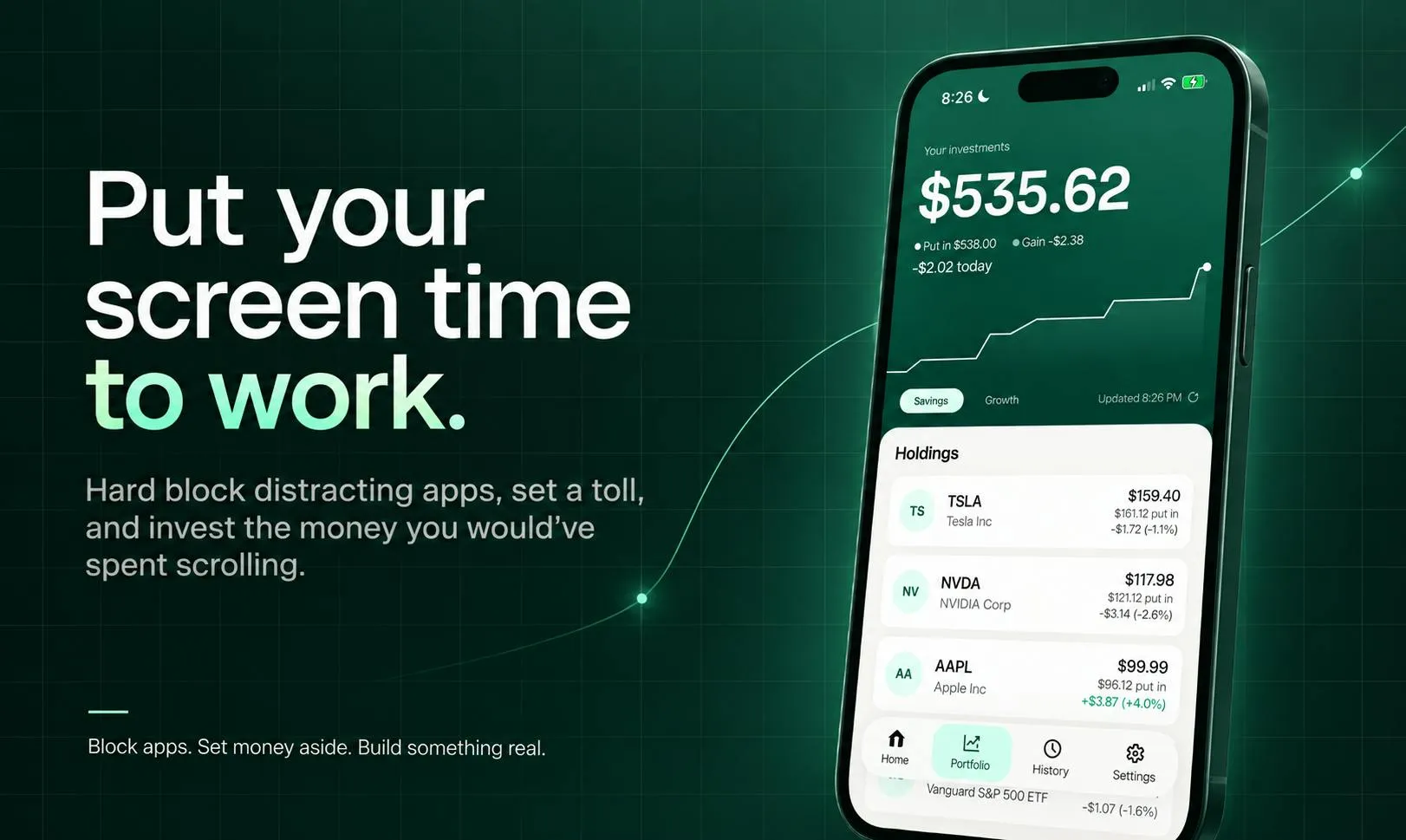 Squirrel: An App Blocker That Uses Investment Logic to Break Your Phone Addiction
