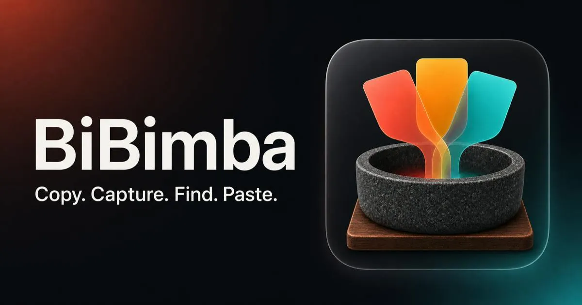 BiBimba: The Mac Clipboard Manager That Can Read Your Screenshots