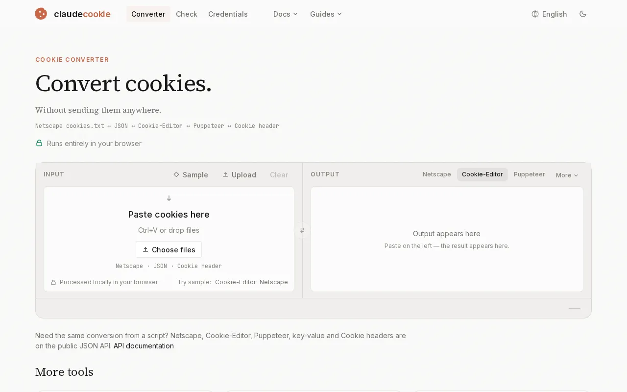 Claudecookie: A Tool for Converting and Validating Claude Code Credentials from Browser Cookies