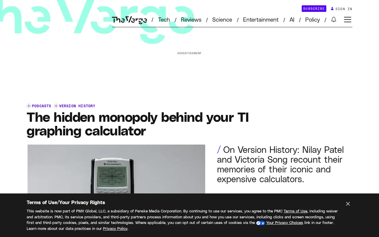 The Hidden Monopoly Behind TI Graphing Calculators